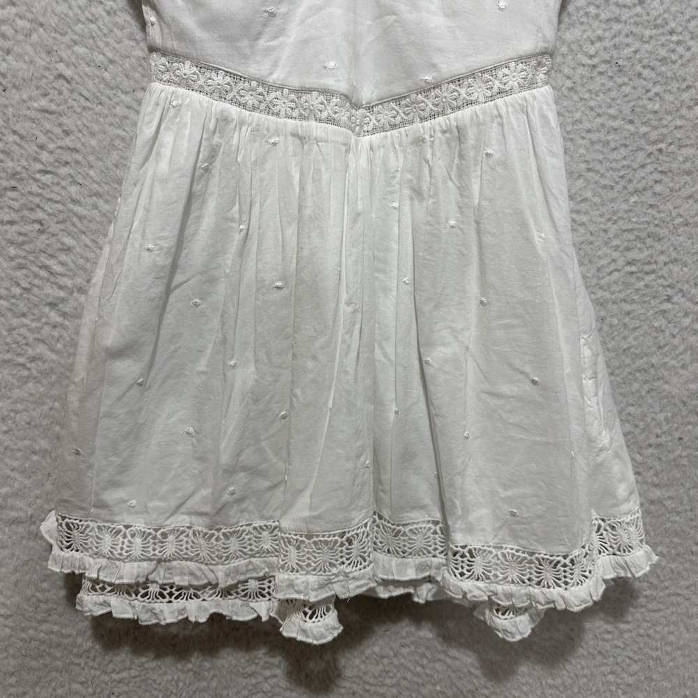 MAJORELLE Kariselle Mini Dress Size XS White Fit & Flare Sweetheart Neckline - Picture 6 of 13